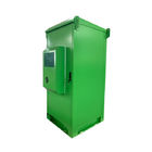 1500 Watt Telecommunication Cabinet , Green Outdoor Data Cabinet