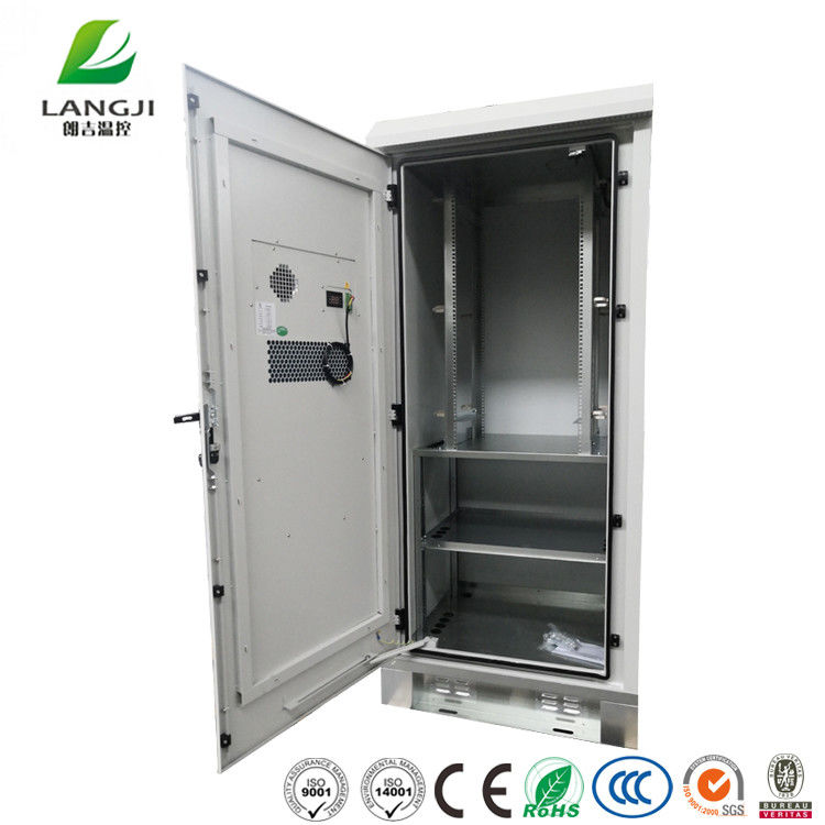 40U Outdoor Telecom Cabinet , outdoor 19 inch rack cabinet With Air Conditioner